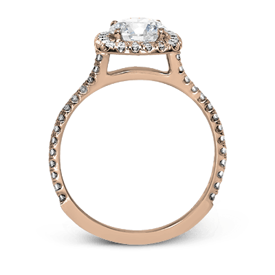 ZR1562 Engagement Ring in 14k Gold with Diamonds