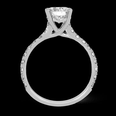 ZR1563 Engagement Ring in 14k Gold with Diamonds