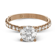 ZR1563 Engagement Ring in 14k Gold with Diamonds