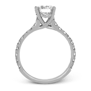 ZR1563 Engagement Ring in 14k Gold with Diamonds