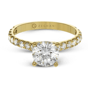 ZR1563 Engagement Ring in 14k Gold with Diamonds