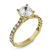 ZR1563 Engagement Ring in 14k Gold with Diamonds