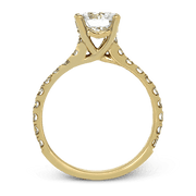 ZR1563 Engagement Ring in 14k Gold with Diamonds