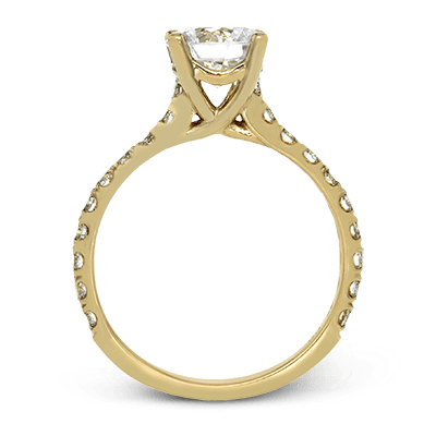 ZR1563 Engagement Ring in 14k Gold with Diamonds