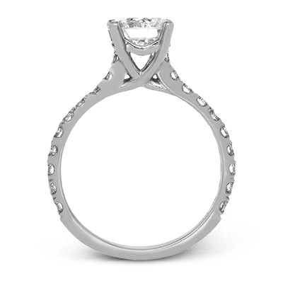 ZR1563 Engagement Ring in 14k Gold with Diamonds