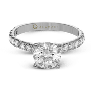 ZR1563 Engagement Ring in 14k Gold with Diamonds