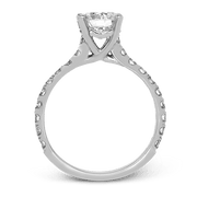 ZR1563 Engagement Ring in 14k Gold with Diamonds