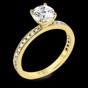 ZR1564 Engagement Ring in 14k Gold with Diamonds