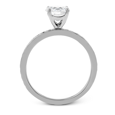 ZR1564 Engagement Ring in 14k Gold with Diamonds