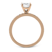ZR1564 Engagement Ring in 14k Gold with Diamonds