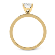 ZR1564 Engagement Ring in 14k Gold with Diamonds
