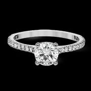 ZR1565 Engagement Ring in 14k Gold with Diamonds