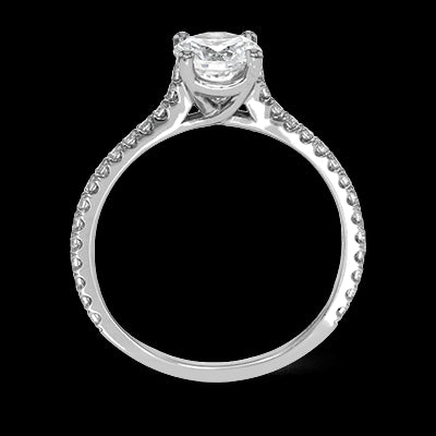 ZR1565 Engagement Ring in 14k Gold with Diamonds