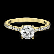 ZR1565 Engagement Ring in 14k Gold with Diamonds