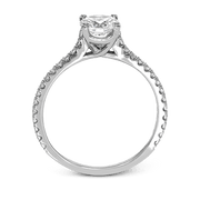 ZR1565 Engagement Ring in 14k Gold with Diamonds