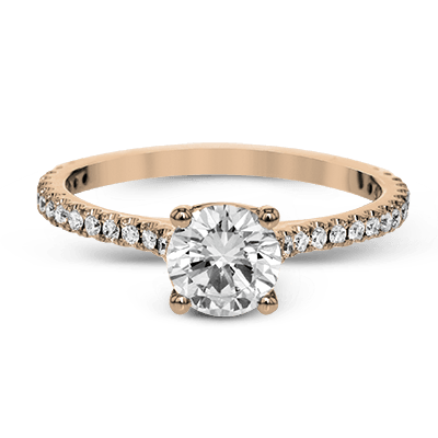 ZR1565 Engagement Ring in 14k Gold with Diamonds