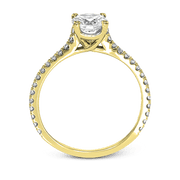 ZR1565 Engagement Ring in 14k Gold with Diamonds