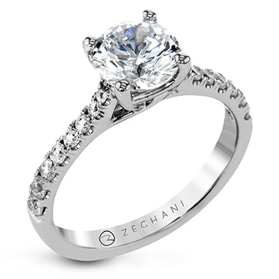 ZR1575 Wedding Set in 14k Gold with Diamonds