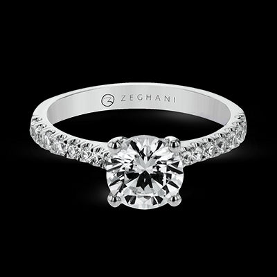 ZR1575 Wedding Set in 14k Gold with Diamonds