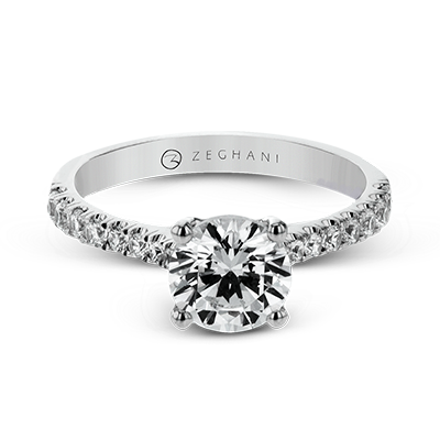 ZR1575 Wedding Set in 14k Gold with Diamonds