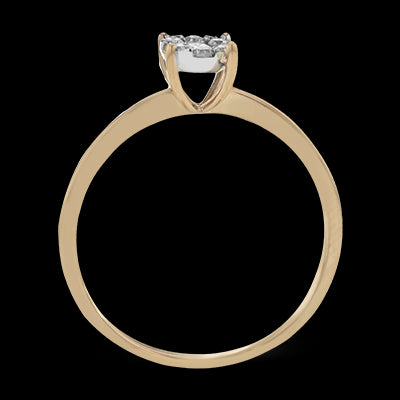 ZR1587 Engagement Ring in 14k Gold with Diamonds