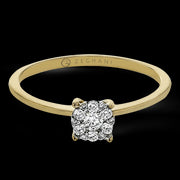 ZR1587 Engagement Ring in 14k Gold with Diamonds