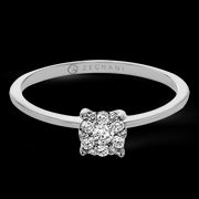 ZR1587 Engagement Ring in 14k Gold with Diamonds