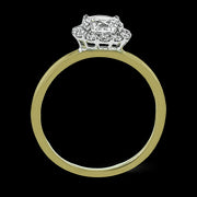 ZR1589 Wedding Set in 14k Gold with Diamonds