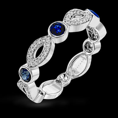 ZR1600 Color Ring in 14k Gold with Diamonds