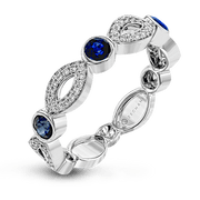 ZR1600 Color Ring in 14k Gold with Diamonds
