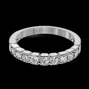 ZR1601 Anniversary Ring in 14k Gold with Diamonds