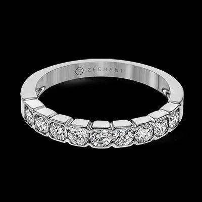 ZR1601 Anniversary Ring in 14k Gold with Diamonds