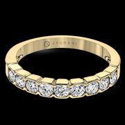 ZR1601 Anniversary Ring in 14k Gold with Diamonds