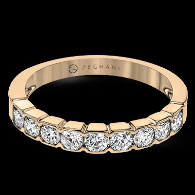 ZR1601 Anniversary Ring in 14k Gold with Diamonds