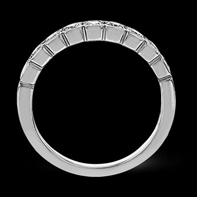 ZR1601 Anniversary Ring in 14k Gold with Diamonds