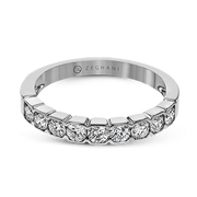 ZR1601 Anniversary Ring in 14k Gold with Diamonds
