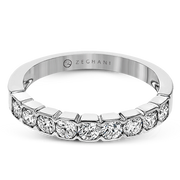ZR1601 Anniversary Ring in 14k Gold with Diamonds
