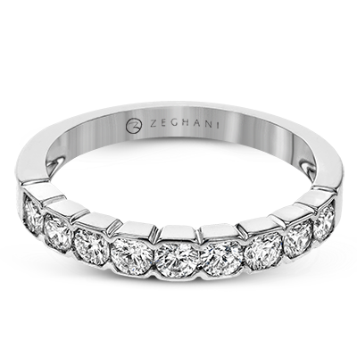 ZR1601 Anniversary Ring in 14k Gold with Diamonds
