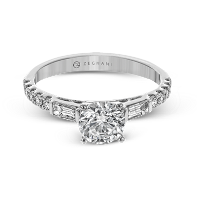ZR1602 Wedding Set in 14k Gold with Diamonds
