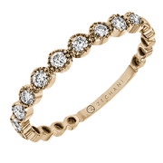 ZR1608-R Anniversary Ring in 14k Gold with Diamonds