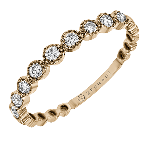 ZR1608-R Anniversary Ring in 14k Gold with Diamonds