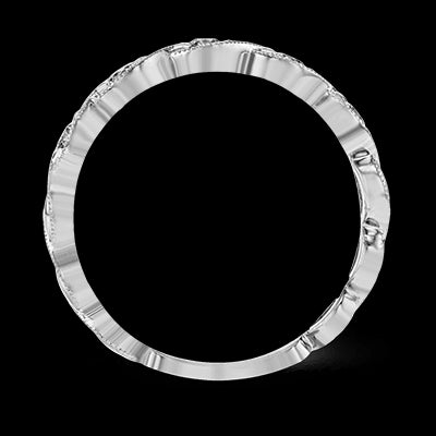 ZR1609 Anniversary Ring in 14k Gold with Diamonds