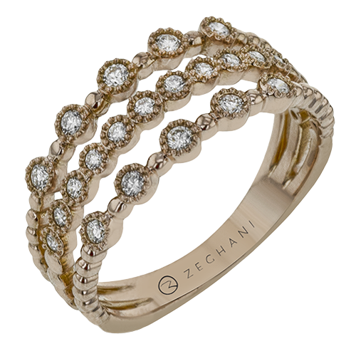 ZR1610-R Right Hand Ring in 14k Gold with Diamonds