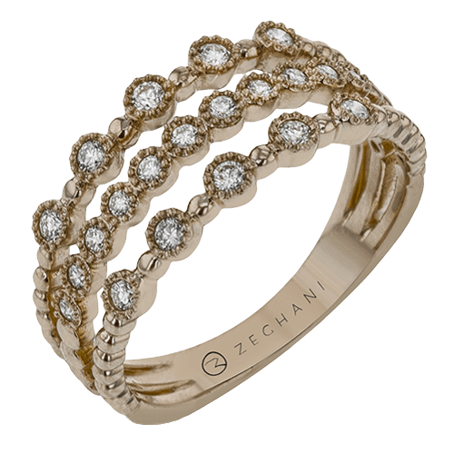 ZR1610-R Right Hand Ring in 14k Gold with Diamonds