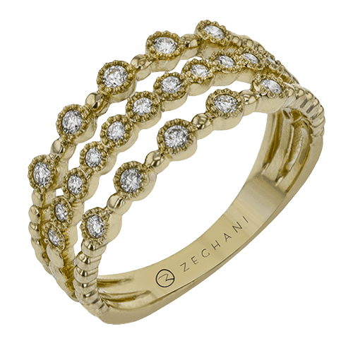 ZR1610-Y Right Hand Ring in 14k Gold with Diamonds