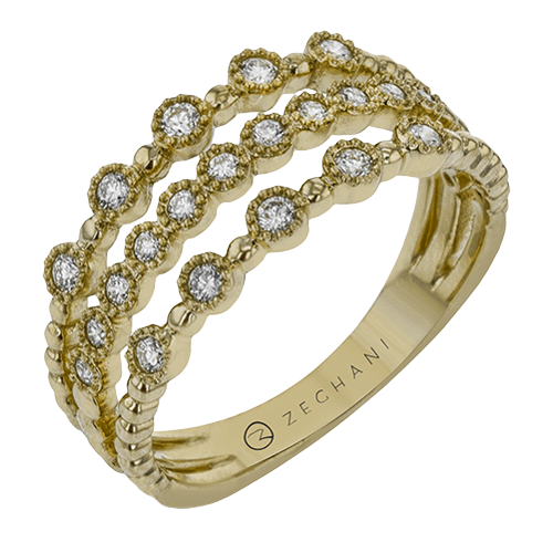 ZR1610-Y Right Hand Ring in 14k Gold with Diamonds