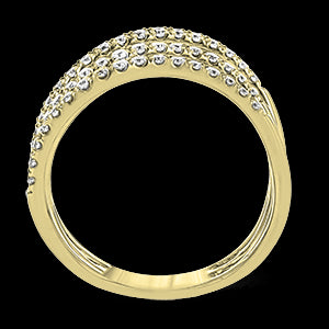 ZR1611 Right Hand Ring in 14k Gold with Diamonds