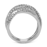 ZR1612 Right Hand Ring in 14k Gold with Diamonds