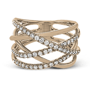 ZR1612 Right Hand Ring in 14k Gold with Diamonds