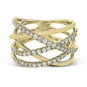 ZR1612 Right Hand Ring in 14k Gold with Diamonds